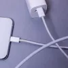 Maxlife MXUC-06 kábel USB-C - Lightning 1,0 m 20W szürke nylon-5900495054425 6 kép