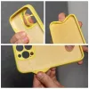 Case SILICONE 2mm tok iPhone 13 lemon-5903396291982 3 kép