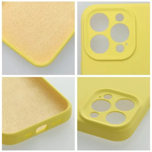 Case SILICONE 2mm tok iPhone 13 lemon-5903396291982 5 kép