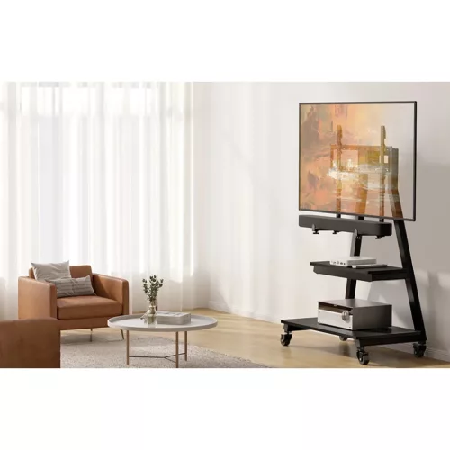 Perlegear 43-80" TV Állvány PGFS08-US gurulós-5906168438028 10 kép
