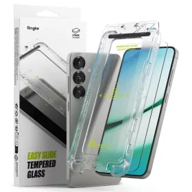 Ringke Easy Slide 2-pack üvegfólia Galaxy S25 Clear