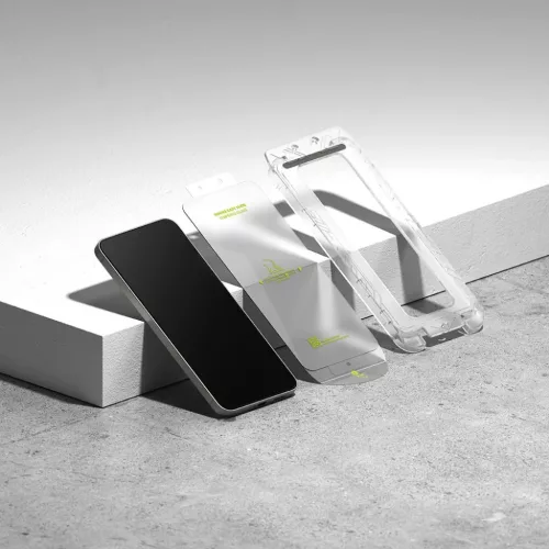 Ringke Easy Slide 2-pack üvegfólia Galaxy S25 Clear-8800274968448 3 kép