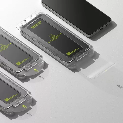 Ringke Easy Slide 2-pack üvegfólia Galaxy S25 Clear-8800274968448 4 kép