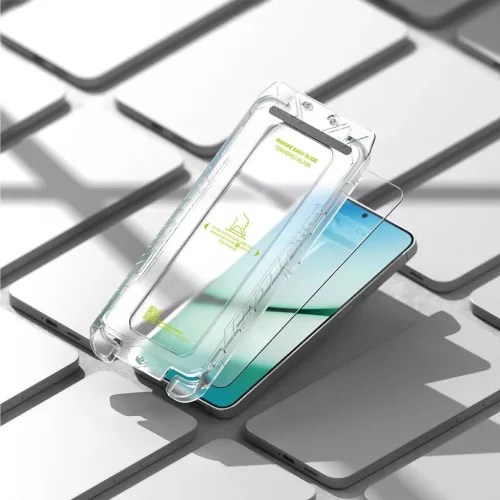 Ringke Easy Slide 2-pack üvegfólia Galaxy S25 Clear-8800274968448 5 kép