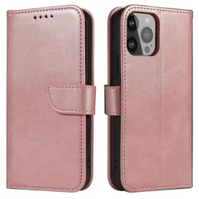 Mágneses Fliptok Samsung Galaxy S25 - rózsaszín tok-5907769367618 1 kép