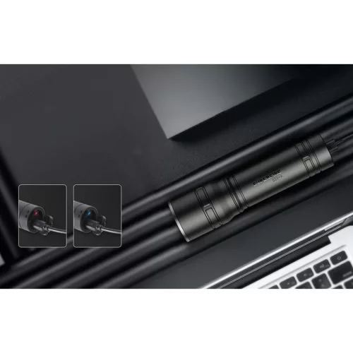 Zseblámpa Superfire S33-A, USB (fekete)-6956362999572 3 kép