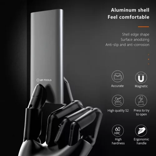 UF-TOOLS - Csavarhúzó precíziós készlet 48in1-5903396283864 9 kép