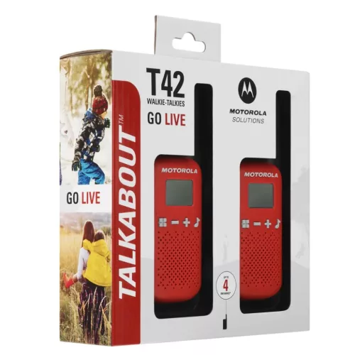 Motorola Talkabout T42 kétcsomag piros-5031753007492 3 kép