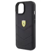Ferrari Steppelt Fém Logó tok iPhone 15-höz - fekete-3666339171032 6 kép