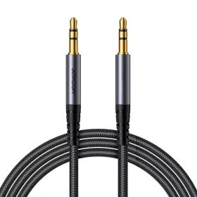   Joyroom sztereó audiokábel AUX 3.5 mm minijack 1,2 m fekete (SY-A08)
