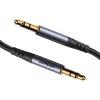 Joyroom sztereó audiokábel AUX 3.5 mm minijack 1,2 m fekete (SY-A08)-6956116773809 2 kép