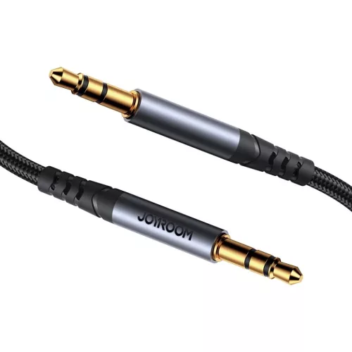 Joyroom sztereó audiokábel AUX 3.5 mm minijack 1,2 m fekete (SY-A08)-6956116773809 2 kép
