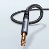 Joyroom sztereó audiokábel AUX 3.5 mm minijack 1,2 m fekete (SY-A08)-6956116773809 9 kép