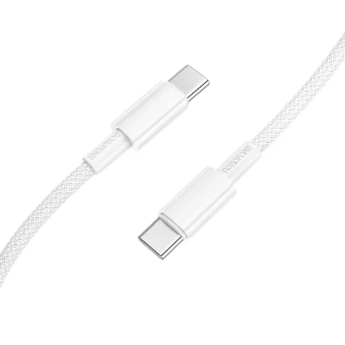 Borofone Kábel BX117 Forrás - Type C - Type C - PD 60W 3A 1 méter f-6941991120206 1 kép