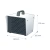 Home FK 30 hordozható elektromos ventilátoros fűtőtest, 1000W/2000-5999084916213 3 kép