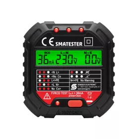 Home SMATESTER konnektor teszter, LED visszajelzők, Voltmérő, L-N, -5999084964221 2 kép