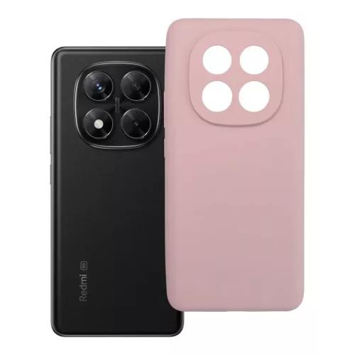 Szilikon 2mm a Xiaomi Redmi Note 14 Pro 5G-hez homok rózsaszín tok-5903396373695 5 kép