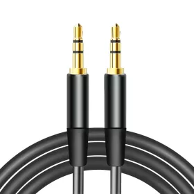 Maxlife audio kábel jack 3.5 mm - jack 3.5 mm 1m fekete-5900495594716 1 kép