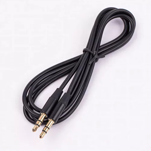 Maxlife audio kábel jack 3.5 mm - jack 3.5 mm 1m fekete-5900495594716 3 kép
