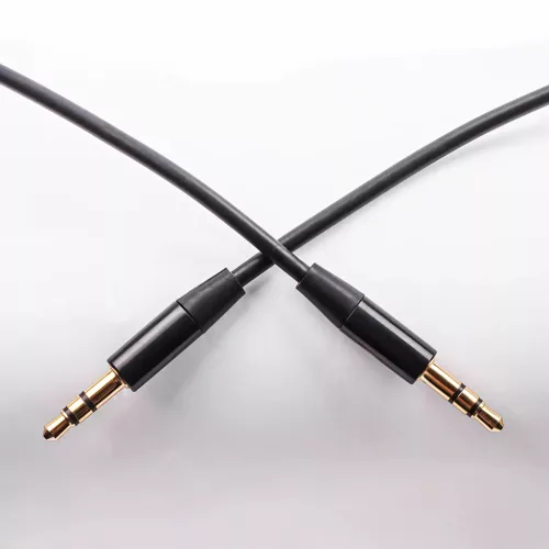 Maxlife audio kábel jack 3.5 mm - jack 3.5 mm 1m fekete-5900495594716 5 kép