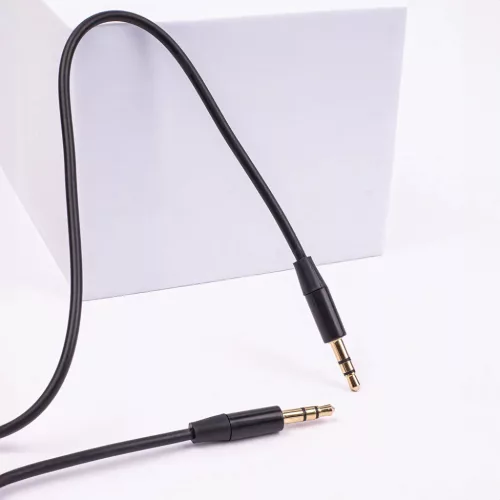 Maxlife audio kábel jack 3.5 mm - jack 3.5 mm 1m fekete-5900495594716 6 kép