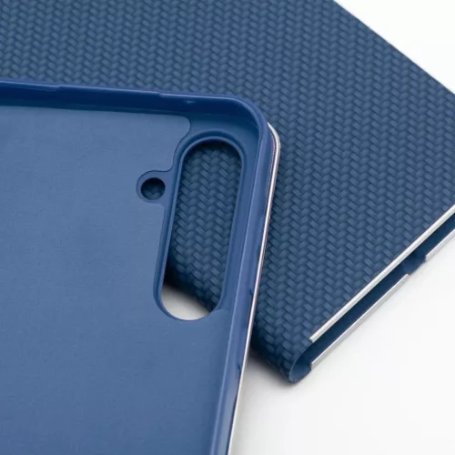 LUNA Fliptok Carbon Xiaomi Redmi Note 14 5G kék tok-5903396368257 7 kép