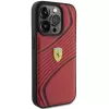 Ferrari Twist Fém Logós tok iPhone 15 Pro - piros-3666339170974 4 kép