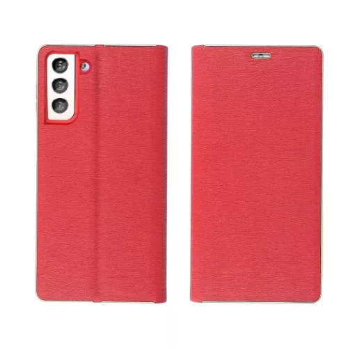 LUNA fliptok arany Huawei P Smart 2019 piros-5901737990754 6 kép