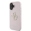  iPhone 16 Pink Guess PU Grained 4G Metal Logo tok-3666339424824 2 kép