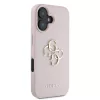  iPhone 16 Pink Guess PU Grained 4G Metal Logo tok-3666339424824 4 kép