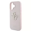  iPhone 16 Pink Guess PU Grained 4G Metal Logo tok-3666339424824 5 kép