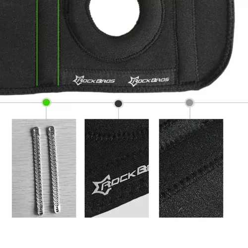 Rockbros LF1106L térd- és térdkalács védő, L méret - fekete-7792721655104 9 kép