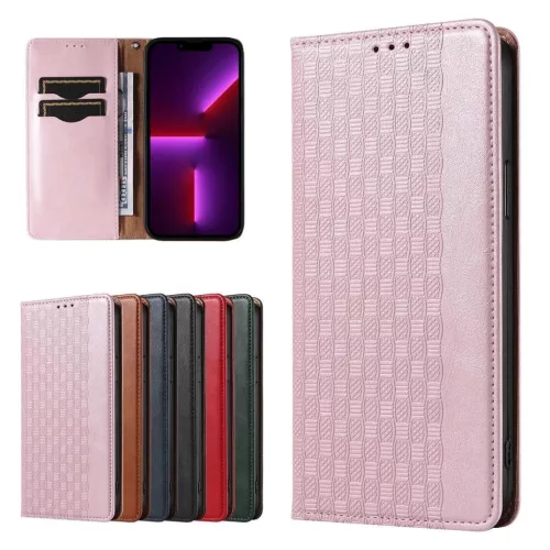 Samsung Galaxy S23+ Magnet Strap fliptok tok rózsaszín-9145576271308 2 kép