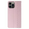 Samsung Galaxy S23+ Magnet Strap fliptok tok rózsaszín-9145576271308 6 kép