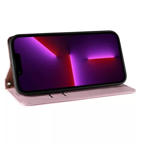 Samsung Galaxy S23+ Magnet Strap fliptok tok rózsaszín-9145576271308 10 kép