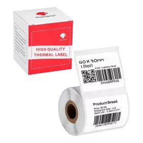 Matricás címkék Phomemo 30x40mm, 230 db (fehér)-5907085522074 1 kép