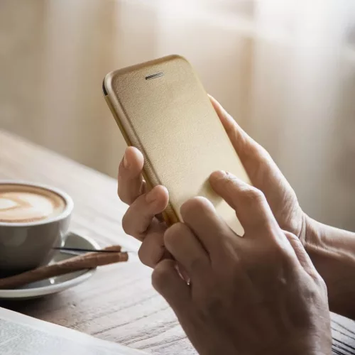 ELEGANCE fliptok Samsung Galaxy A26 arany tok-5903396362286 6 kép