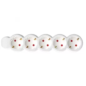 Home NV 5-3/WH/1,5 hálózati elosztó, 3 m, H05VV-F 3G1,5 mm2 kábel,-5999084951757 1 kép