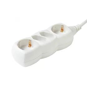   Home NV 14-3/WH/1,5 hálózati elosztó, 3 m, H05VV-F 3G1,5 mm2 kábel, IP 20 kivitel, 2 védőérintkezős és 2 euro aljzat, max. 3500W, fehér