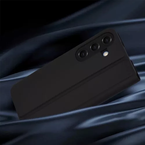  Samsung Galaxy S25 Fekete Techsuit Magskin Könyv tok-5949419255708 5 kép