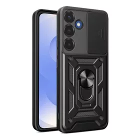  Samsung Galaxy S25 Fekete Techsuit CamShield Sorozat tok