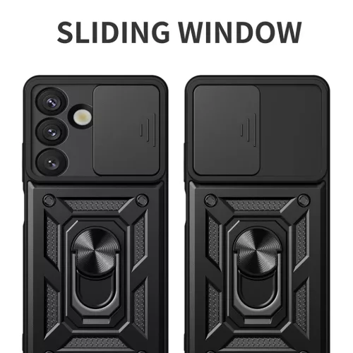  Samsung Galaxy S25 Fekete Techsuit CamShield Sorozat tok-5949419255197 3 kép