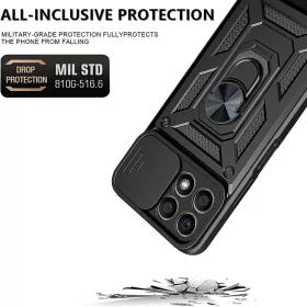  Honor X8a Fekete Techsuit CamShield tok-5949419002500 2 kép