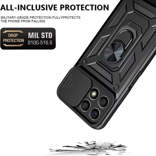  Honor X8a Fekete Techsuit CamShield tok-5949419002500 2 kép