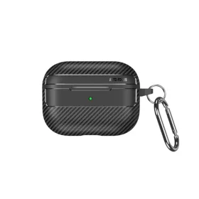  Techsuit - Szénszálas - AirPods 4/5 - Fekete tok