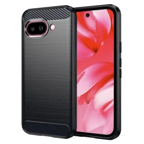  Google Pixel 9a Fekete Techsuit Szénszálas szilikon tok