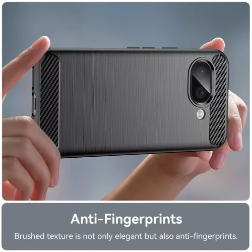 Google Pixel 9a Fekete Techsuit Szénszálas szilikon tok-5949419261716 3 kép