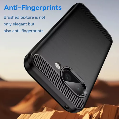  Google Pixel 9a Fekete Techsuit Szénszálas szilikon tok-5949419261716 4 kép