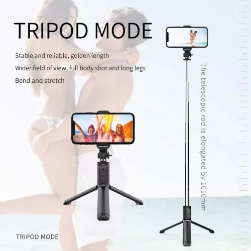  Techsuit - Selfiebot (Q01) - Bluetooth távirányítóval és stabil -5949419031074 5 kép