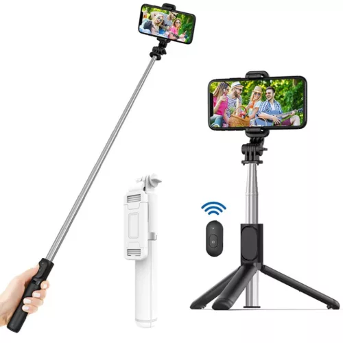  Techsuit - Selfiebot (Q01) - Bluetooth távirányítóval és stabil -5949419031074 6 kép